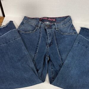 Jaco Jeans Dark Blue High-Waist Denim Pants